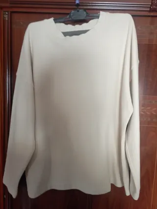 Jersey beige talla única