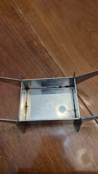 Juego fumador cristal y metal Años 60