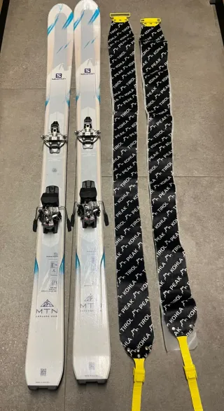 Esquís de travesía mujer OPORTUNIDAD Usados 3 dias
