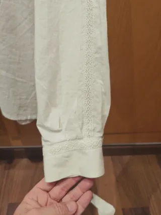 Camisa fallero blanca talla 36 para niño de 13 año