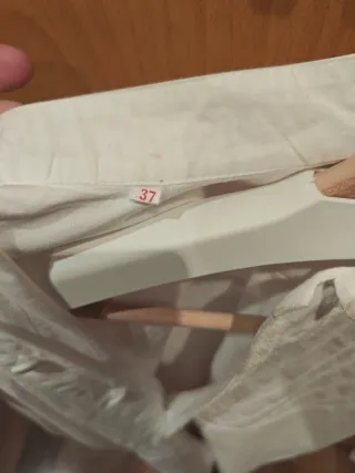 Camisa fallero blanca talla 36 para niño de 13 año