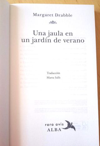 UNA JAULA EN UN JARDIN DE VERANO MARGARET DRABBLE