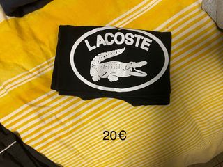 Camiseta Lacoste Negra Talla xs falsa