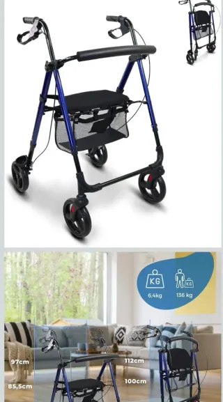 Andador Rollator MOBICLINIC Augusto