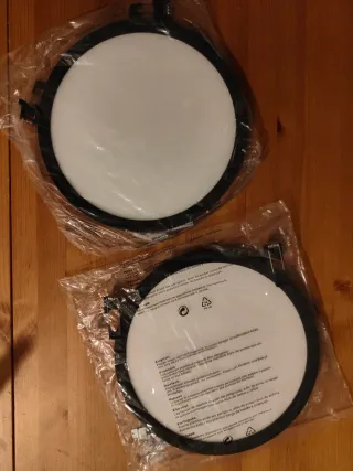 Pack 2 plafones LED Luces ajustables