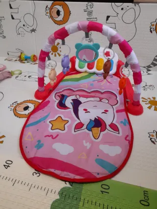Gimnasio Bebé Unicornio Piano Juguetes