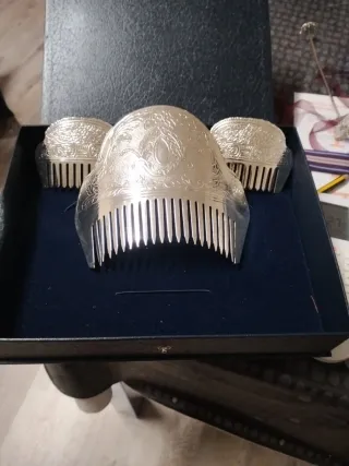 Peinetas Plata Fallera