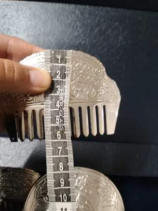 Peinetas Plata Fallera