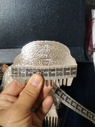 Peinetas Plata Fallera