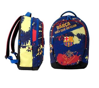 Mochila escolar para aficionados del FC Barcelona