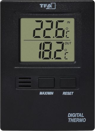 TFA Dostmann Digitales Thermometer für Innen und A