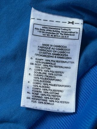 Giacca Adidas uomo nera e blu