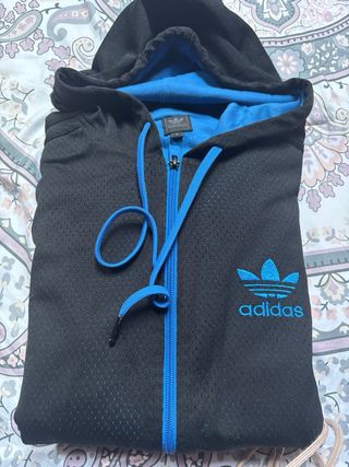 Giacca Adidas uomo nera e blu