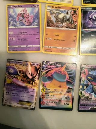Lote Cartas Pokémon Tapu Lele, Mewtwo, Absol