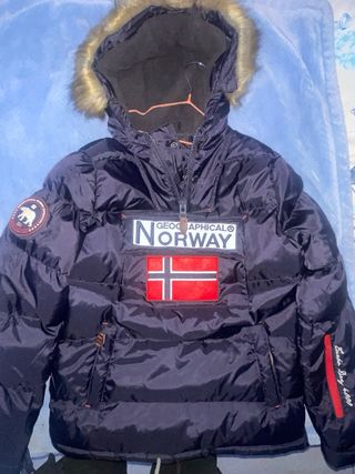 Chaqueta Geographical Norway Azul Talla 14Y