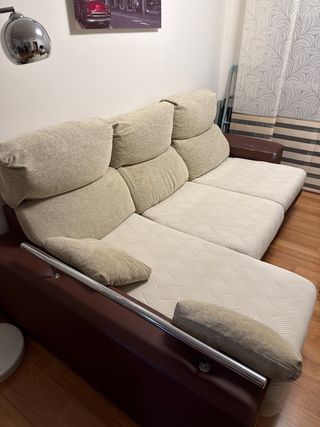 Sofá chaise longue cama con almacenaje