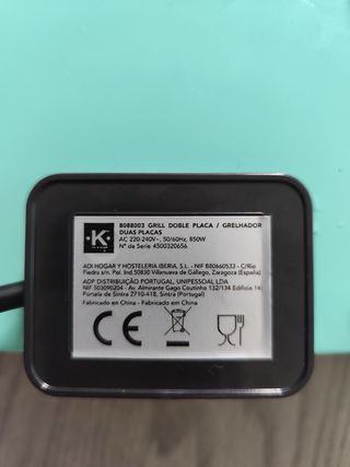 Plancha Grill Sandwichera Turquesa