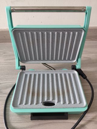 Plancha Grill Sandwichera Turquesa