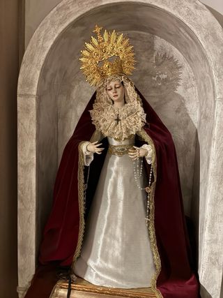 Virgen Dolorosa 80 cm