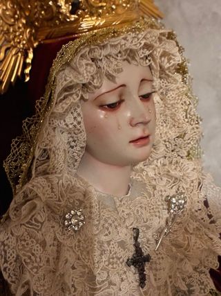 Virgen Dolorosa 80 cm