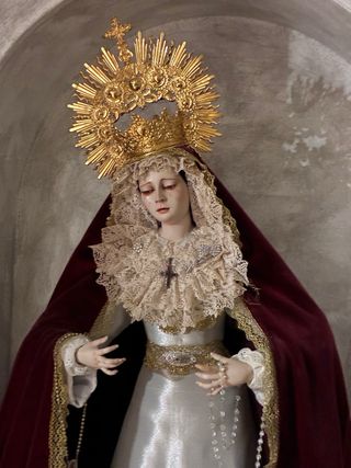 Virgen Dolorosa 80 cm