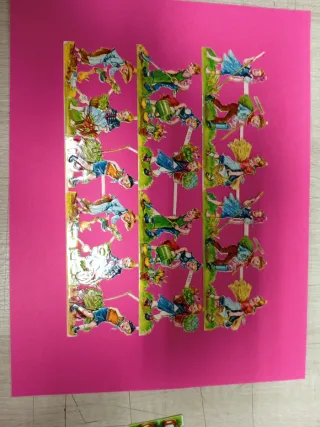 Lámina cromos troquelados PBZ 1271