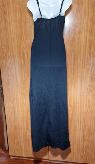 Vestido de fiesta negro largo