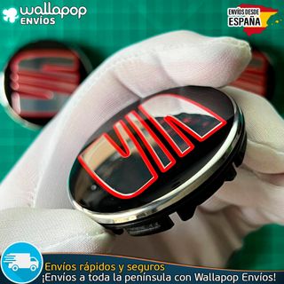 Pack de 8 Tapas Tapacubos Para Llantas Logo Sea