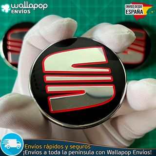 Pack de 8 Tapas Tapacubos Para Llantas Logo Sea