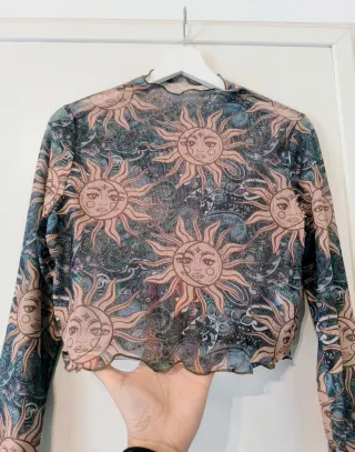 Crop top de malla nueva L