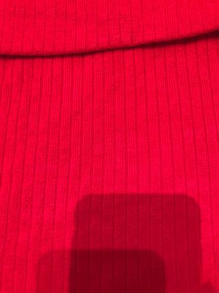 Suéter Stradivarius Rojo Hombros Descubiertos