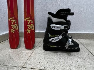 Esquís Dynastar 160cm + Botas Salomon