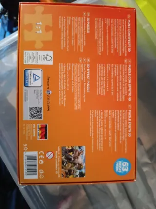 Puzzle 3D Efecto Profundidad 63 Piezas