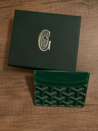 Portacarte Goyard Verde