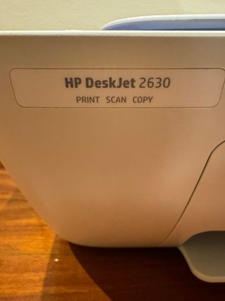 Impresora HP Blanca y Azul