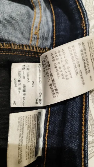 Pantalón vaquero Skinny Levi's azul