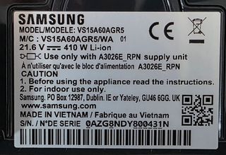 MOTOR ASPIRADORA SAMSUNG JET 65