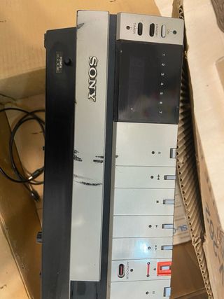 Sony Betamax C5E caja original instrucciones