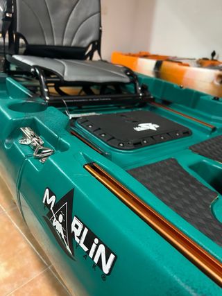 Kayak doble modular Marlin pedales aletas