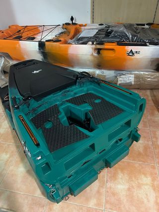 Kayak doble modular Marlin pedales aletas