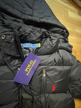 Chaqueta Plumas Ralph Lauren Negra