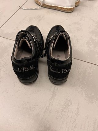 Scarpe donna nere con fibbie