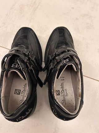 Scarpe donna nere con fibbie