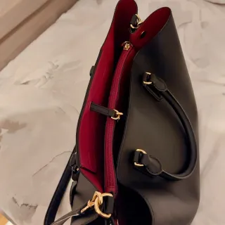 Bolso Piel Negro Ralph Lauren