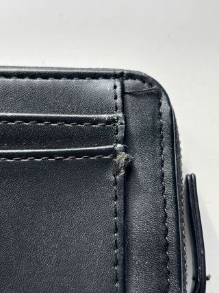 Monedero Negro Cremallera Pull&Bear