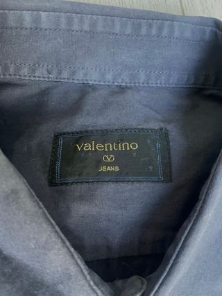 Camicia Valentino Cotone Blu Taglia M
