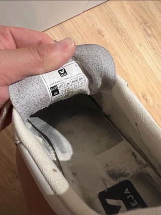 Zapatillas Veja V-10 Blancas y Rojas