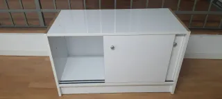 Mueble modular oficina/tienda blanco