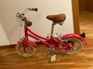 Bicicleta infantil 12" Rosa