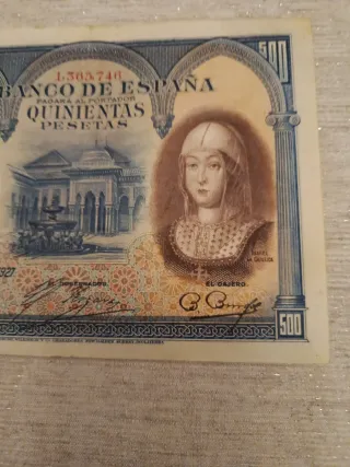 Billete 500 Pesetas Banco de España 1927